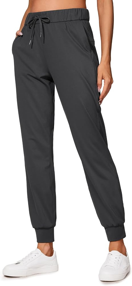 CRZ YOGA 4-Way Stretch Workout Joggers for Women 28" - Casual Travel Pants Lounge Athletic Jogger... | Amazon (US)
