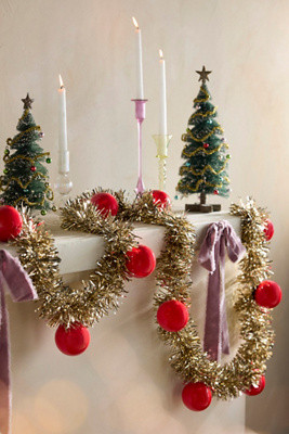 Enamel Bauble + Tinsel Garland | Terrain