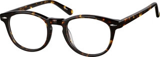 Zenni Retro Round Prescription Glasses Tortoiseshell Plastic Full Rim Frame | Zenni Optical (US & CA)