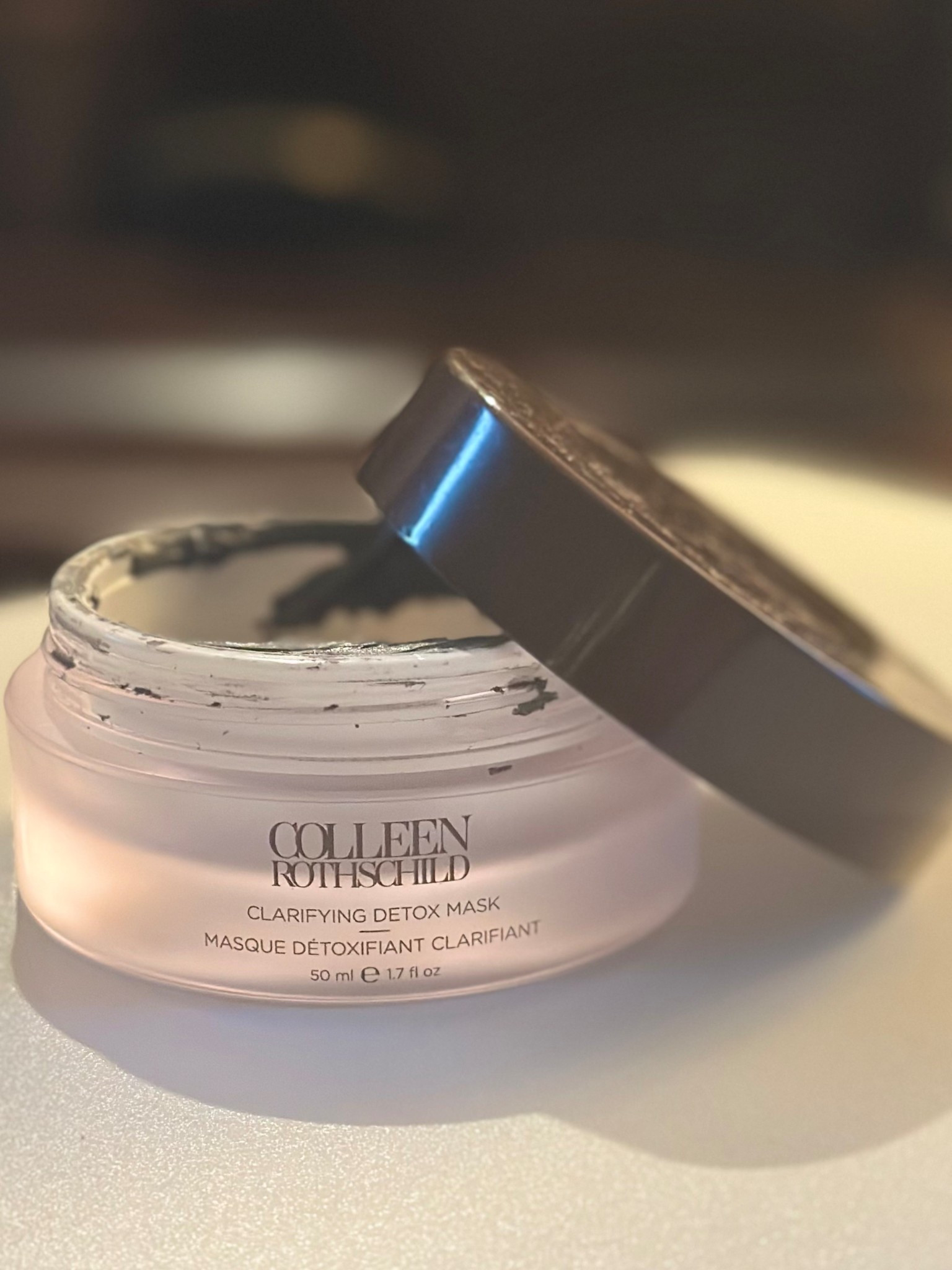 One of the best detox face masks I’ve found! You apply it to your face, wait 15-20 minutes so it “drys” then rinse off. You’re left with super clean skin, smaller pores + smooth skin. It works without stripping your skin of its natural oils. I use a couple times a month, more if I feel like my skin needs it so it lasts a while  