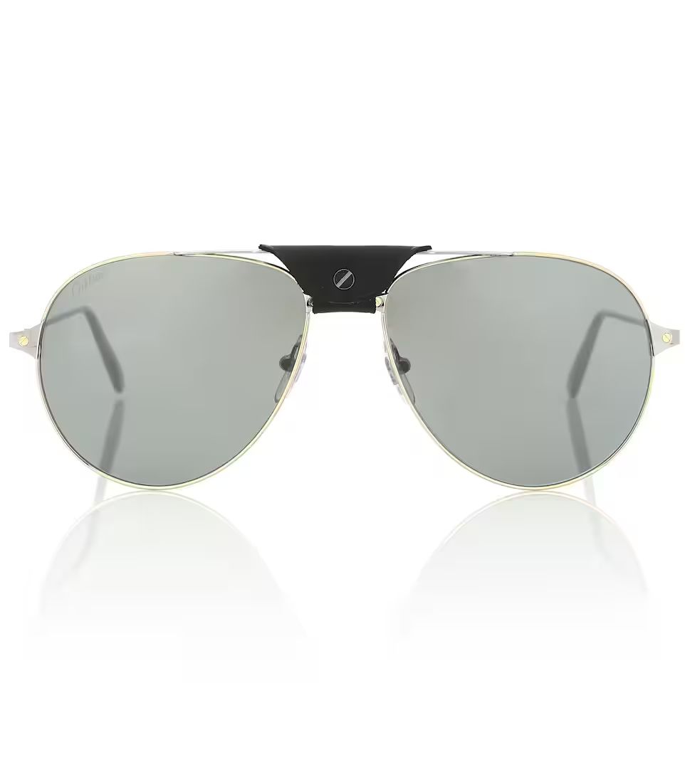 Santos de Cartier aviator sunglasses | Mytheresa (US/CA)