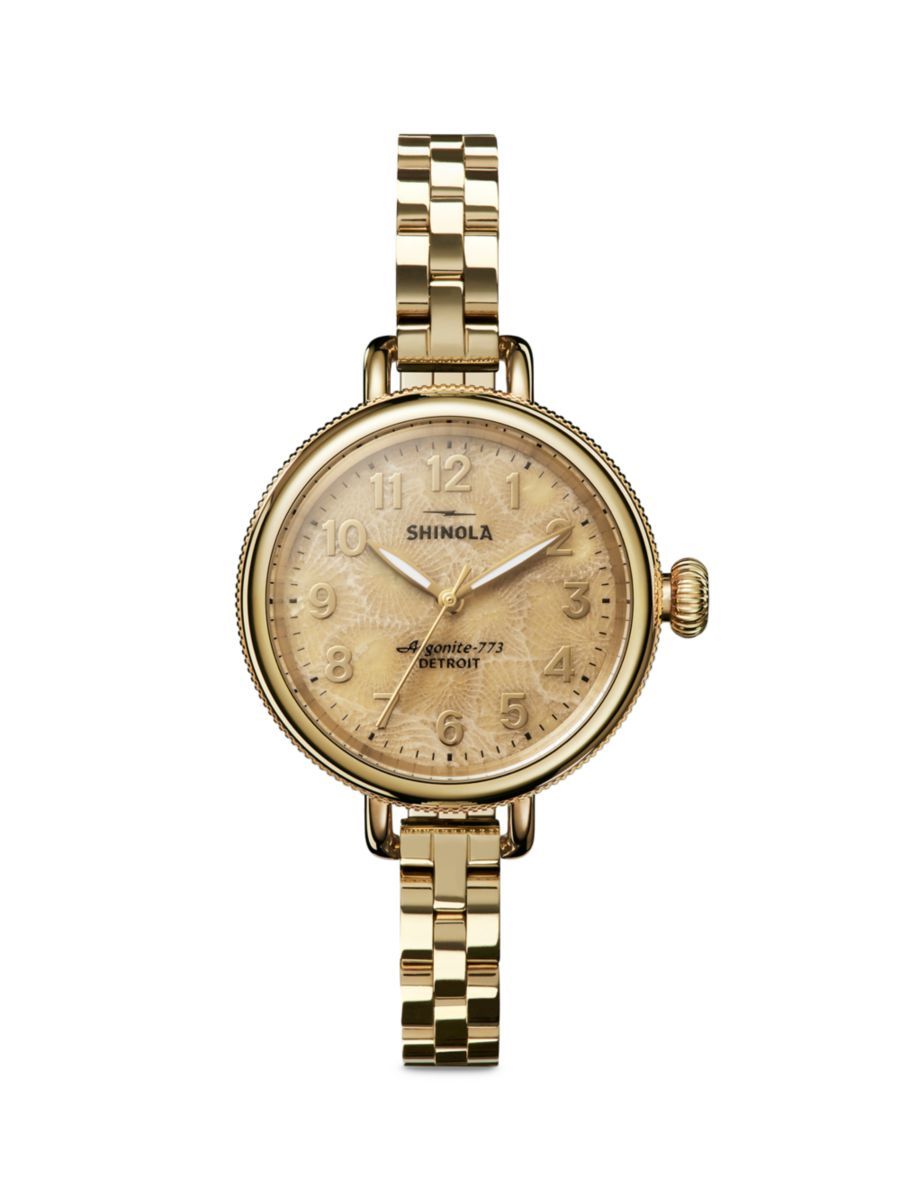 Petoskey Goldtone Stainless Steel Bracelet Watch | Saks Fifth Avenue