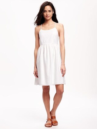 old navy white eyelet dress