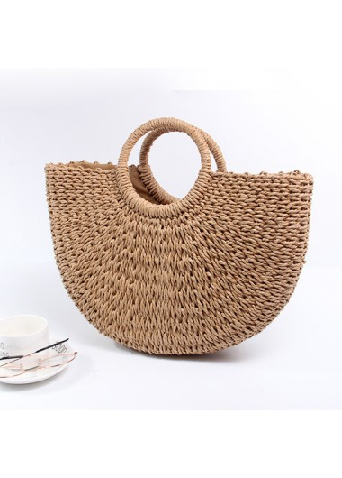 Light Camel Circular Design Drawstring Hand Bag | Rotita.com - USD $27.98 | rotita.com