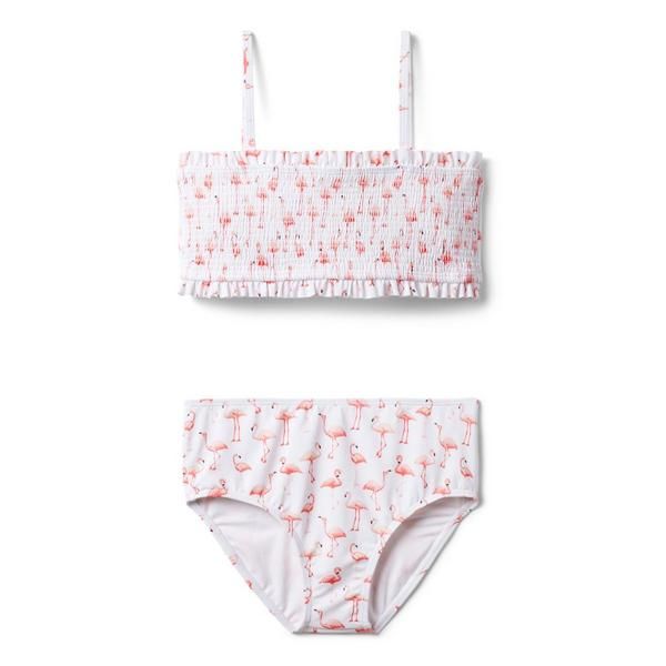 Flamingo Smocked Recycled 2-Piece Swimsuit | Janie and Jack