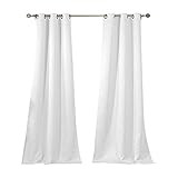 Blackout 365 Steyna Solid Blackout Curtain Set, 38x84, White | Amazon (US)
