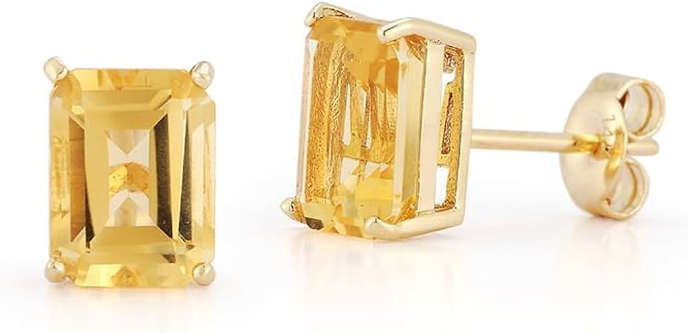 Amazon.com: Citrine Studs, OS : Clothing, Shoes & Jewelry | Amazon (US)