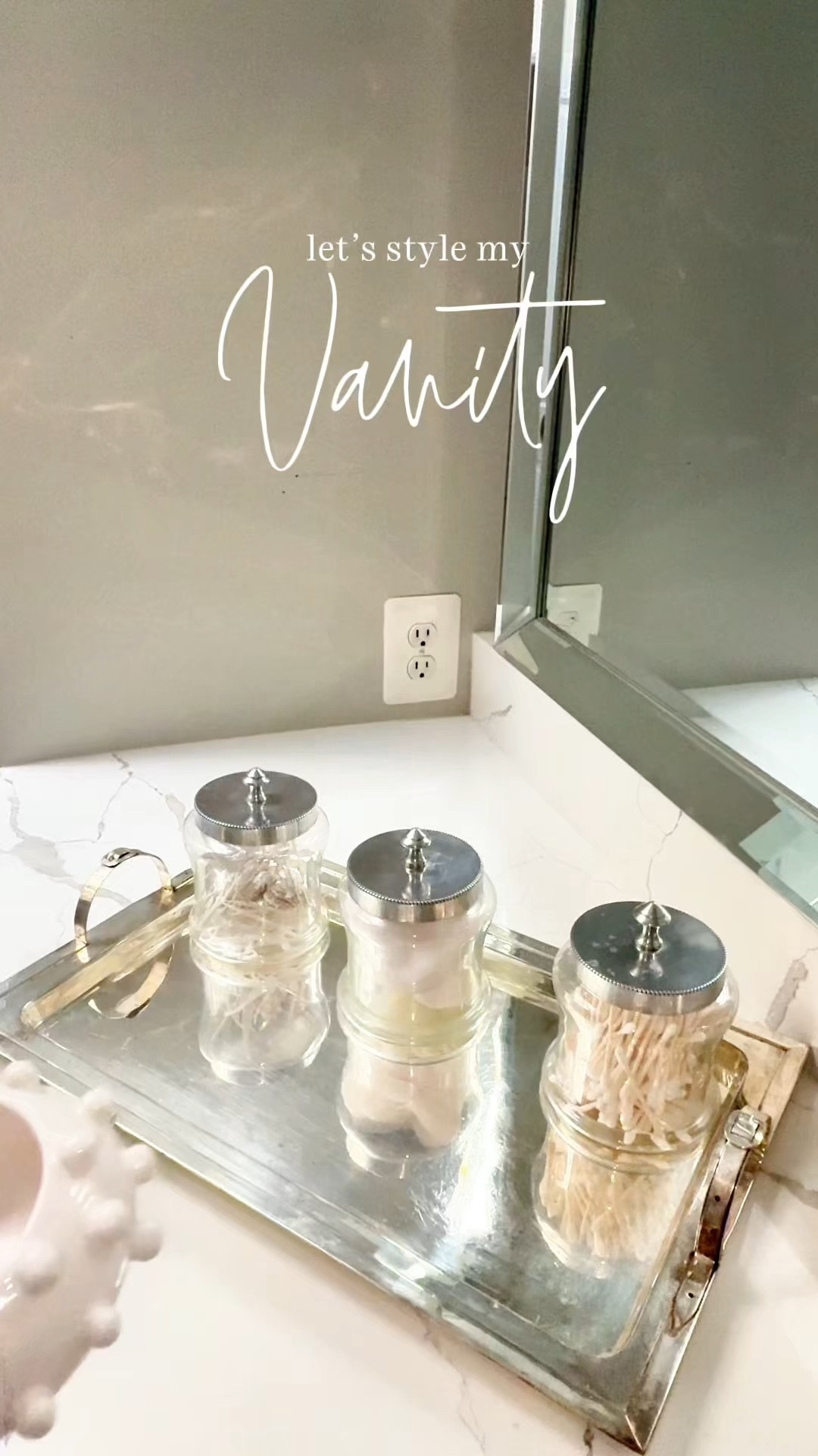 Bathroom vanity with DOSEY pill containers! 

#LTKmomlife #LTKmorningroutine #LTKHome