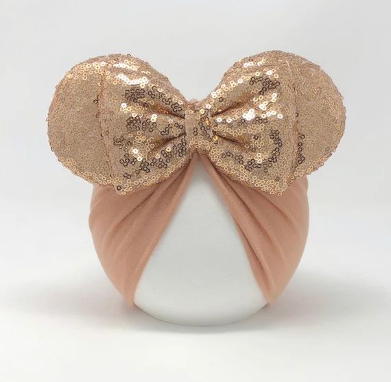 Tan  Minnie Ears Headwrap | Etsy | Etsy (US)