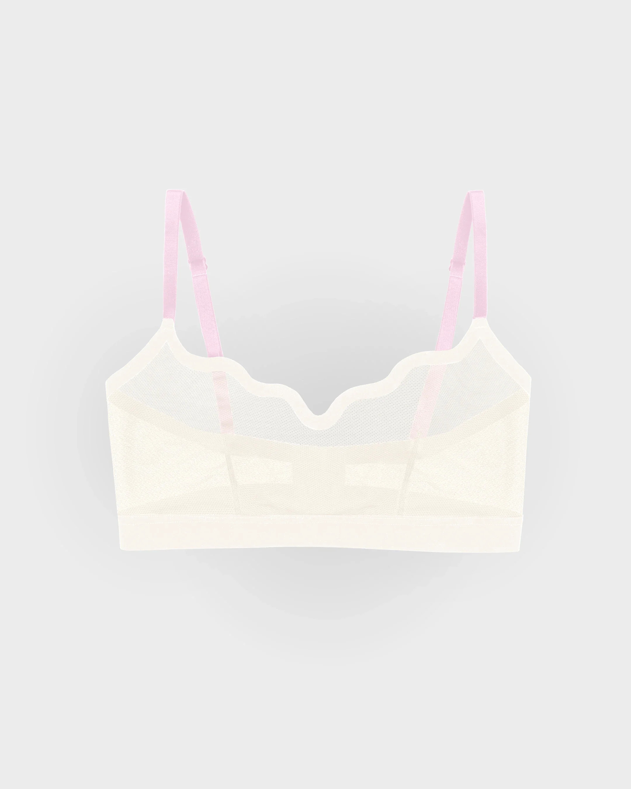 Marshmallow Sheer Bralette \u2013 Seamless, No Wire | EBY (US)