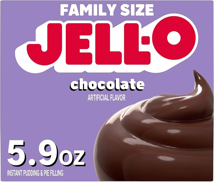 Jell-O Chocolate Instant Pudding & Pie Filling Mix, 5.9 oz Box, As Seen on TikTok | Amazon (US)