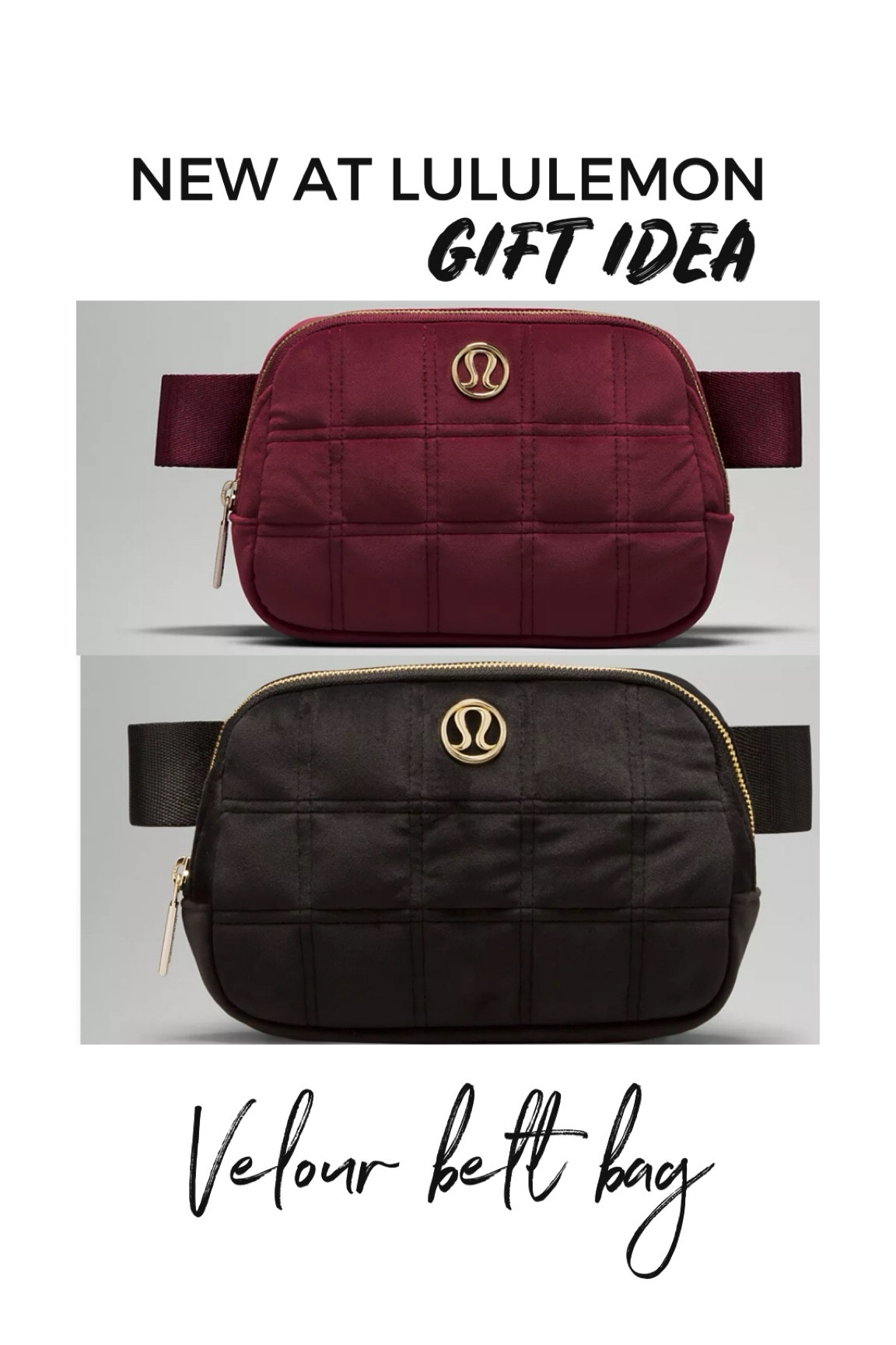 New at Lululemon velour belt bag and great Christmas gift idea 

#LTKGiftGuide #LTKfindsunder100 #LTKitbag