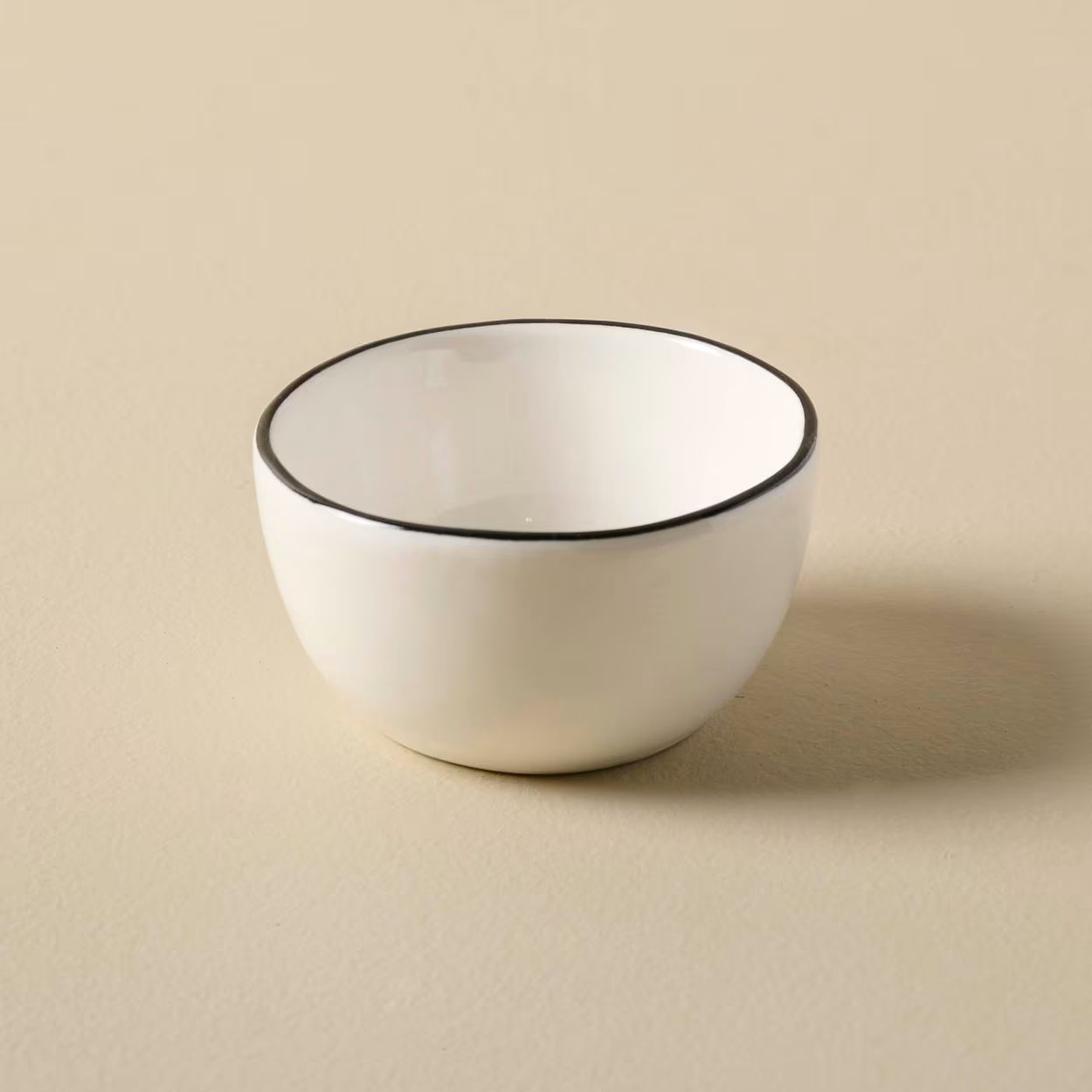 Magnolia Black Rim Ceramic Bowl | Magnolia