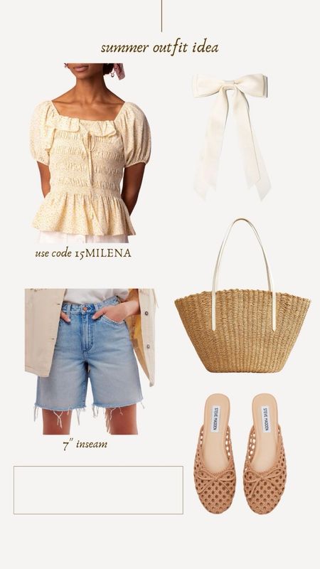 Summer Outfit Idea - Modest fashion - modest shorts 