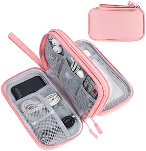 FYY Electronic Organizer, Travel Cable Organizer Bag Pouch Electronic Accessories Carry Case Port... | Amazon (US)