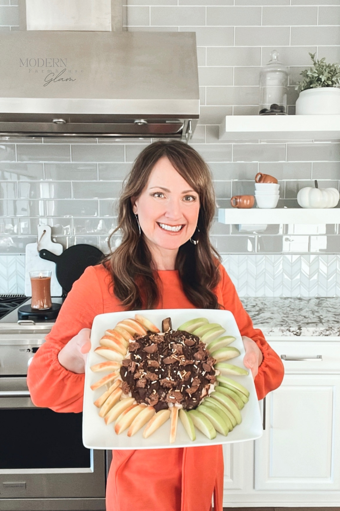 Make my Caramel Apple Dip for a Fall or Halloween Party…if you dare!👻 Recipe on www.modernfarmhouseglam.com and Instagram. 

Orange Fall sweater dress 

#LTKunder50 #LTKHalloween #LTKstyletip