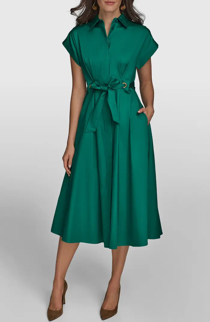 Cotton Midi Shirtdress | Nordstrom