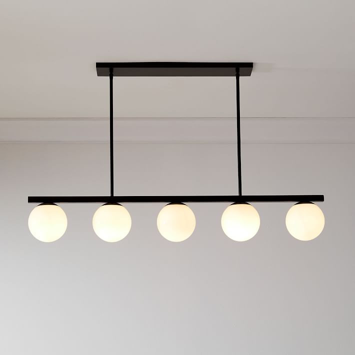 Hayes Linear Chandelier (45") | West Elm (US)