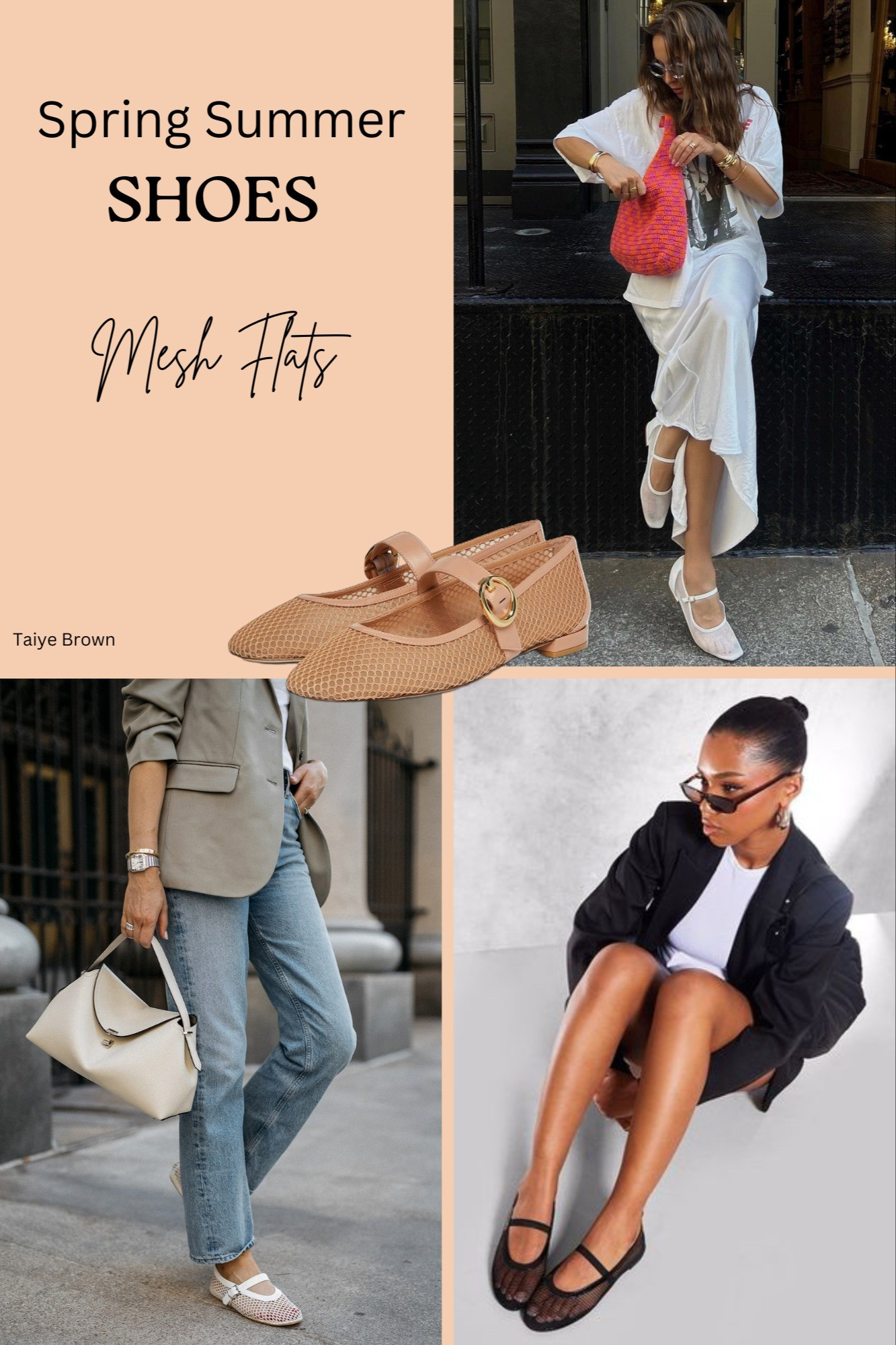 Spring Summer Shoe: Mesh flats. A feminine alternative to loafers, they're great styled with jeans, midi skirts and dresses.Add a touch of the unexpected with casual or workwear outfits.Affordable alternatives to Alaia and Stuart Weitzman mesh Mary Jane ballet flats.#ltksummer #ltktrends #springoutfits #shoetrends #ltkuk 

#LTKspring #LTKshoes #LTKstyletip