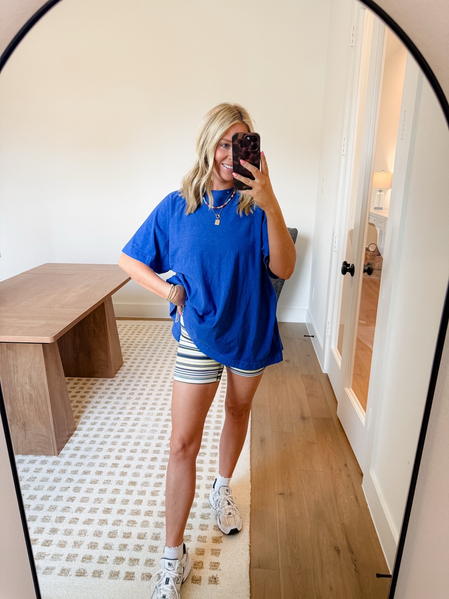 OOTD ft my favorite stripe biker shorts from FP! Wearing a size M 💙

#LTKootd
