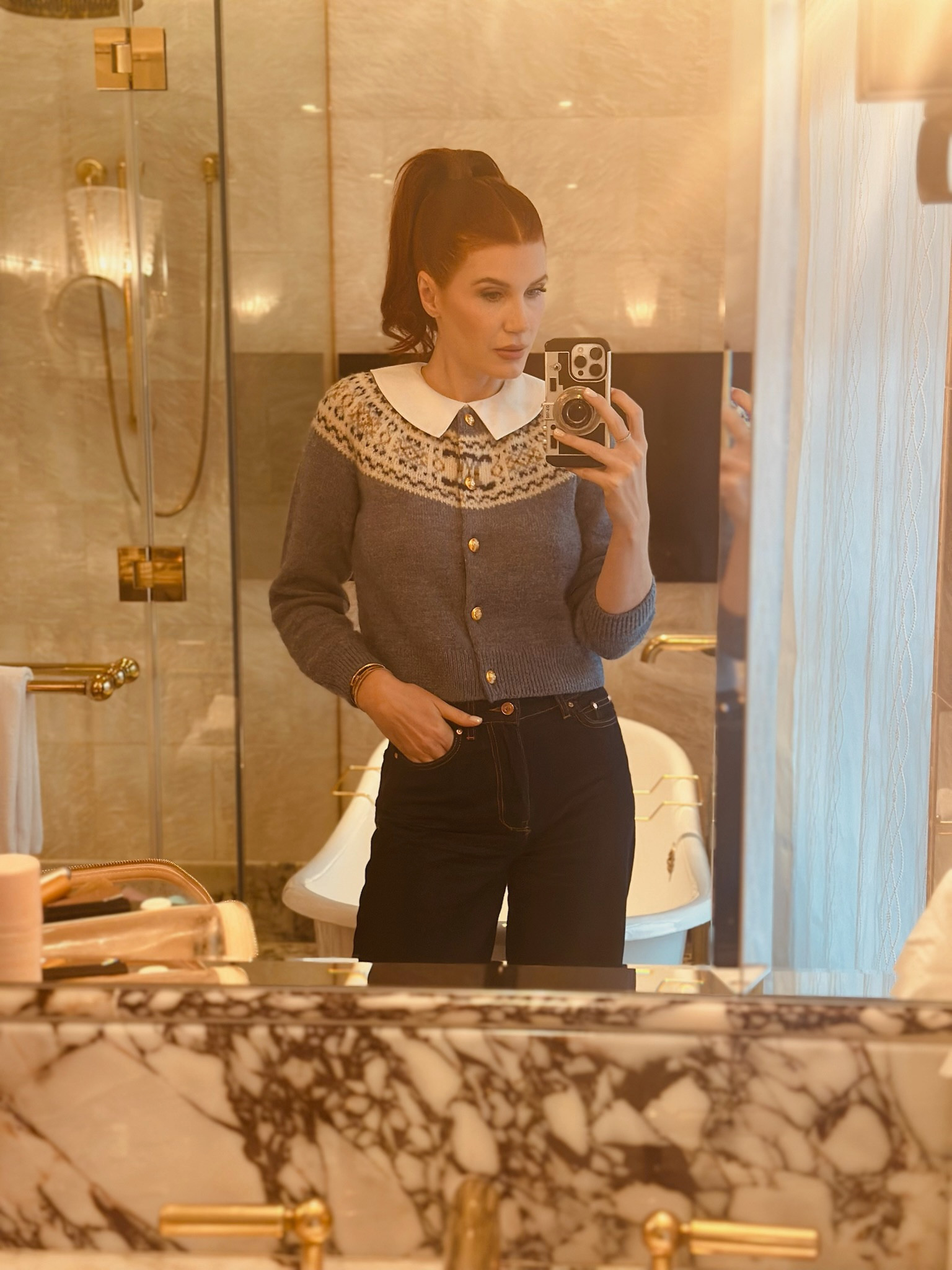 I am recording a few episodes of my podcast today in NYC and this is my first look of the day. 

I got this sweater back in the fall and to change it up a bit, I paired it back with the removable collar I’ve been raving about (2 for $12🤯)

#LTKNYFW #LTKWorkwear #LTKStyleTip