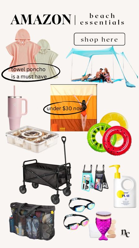 Beach Essentials! 

Beach , summer vibe, vacation, summer travel 

#LTKSeasonal #LTKSwim #LTKTravel