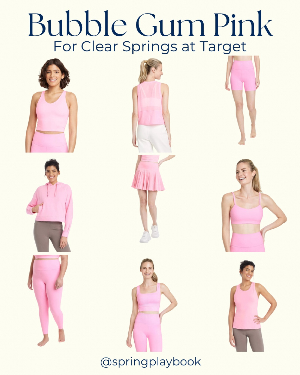 Clear Springs rejoice! Your bubble gum pink is at Target!  Assuming they actually made these all the same color, the All In Motion pink is beautiful for you!

It’s a touch cooler and lighter than HOC geranium pink. But warmer than winter’s pink. It’s bright and very saturated. I could see some Light Springs loving this color!  Warm Springs, this might be one to skip based on the hue. 

#createdcolorful #createdcolorfulspring #hocspring #tcispring #pcaspring #lightspring #warmspring #truespring #brightspring #clearspring #paintboxspring #bluespring

#LTKfitness #LTKfindsunder50 #LTKsalealert