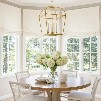 Custom Relaxed Roman Shades Cord Lift - Isabella | TWOPAGES