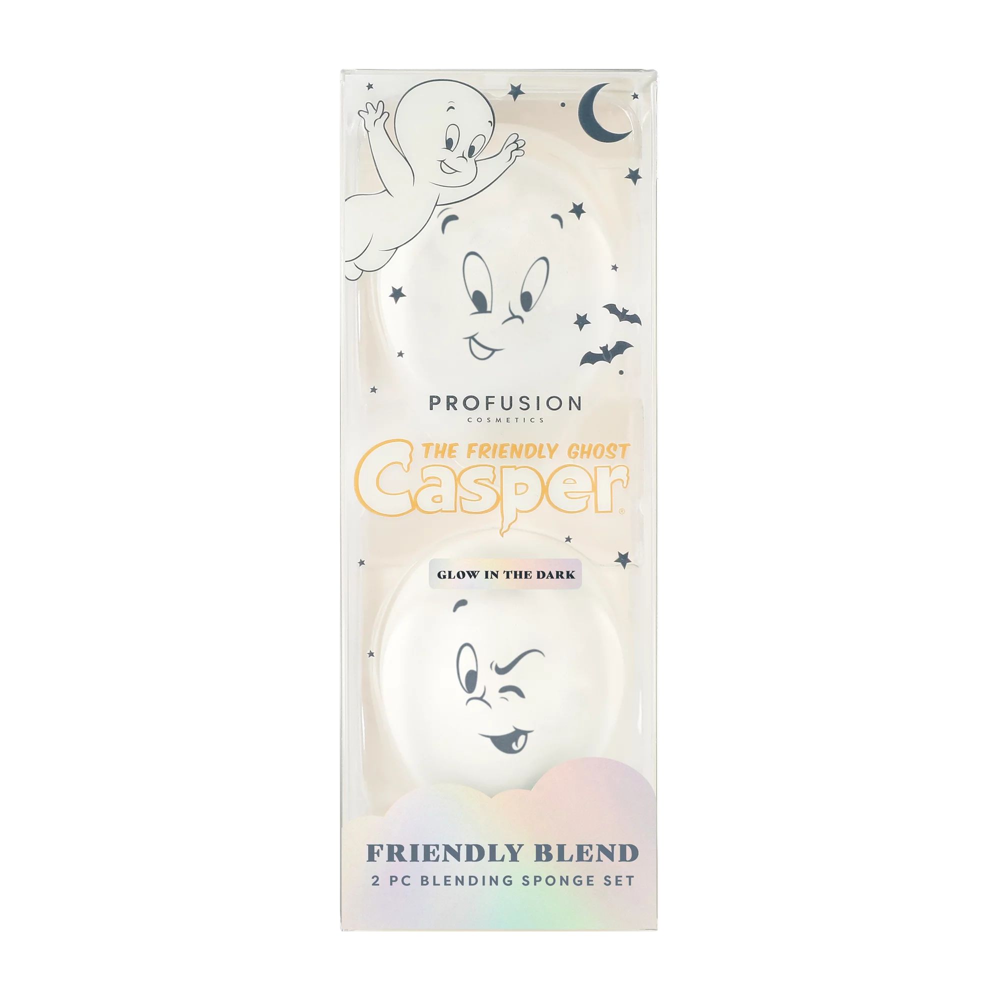 Profusion Cosmetics Casper The Friendly Ghost  Blissed out Blend Glow In The Dark 2 PC Blending S... | Walmart (US)