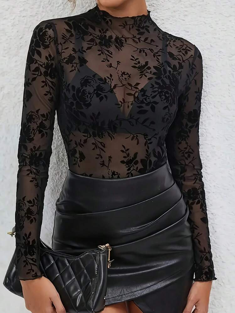 Mesh Oberteil  | SHEIN