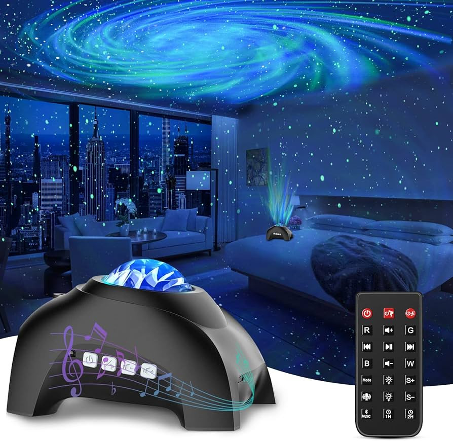 Star Projector, CIMELR Galaxy Projector with Music Bluetooth Speaker and White Noise,Night Light ... | Amazon (CA)