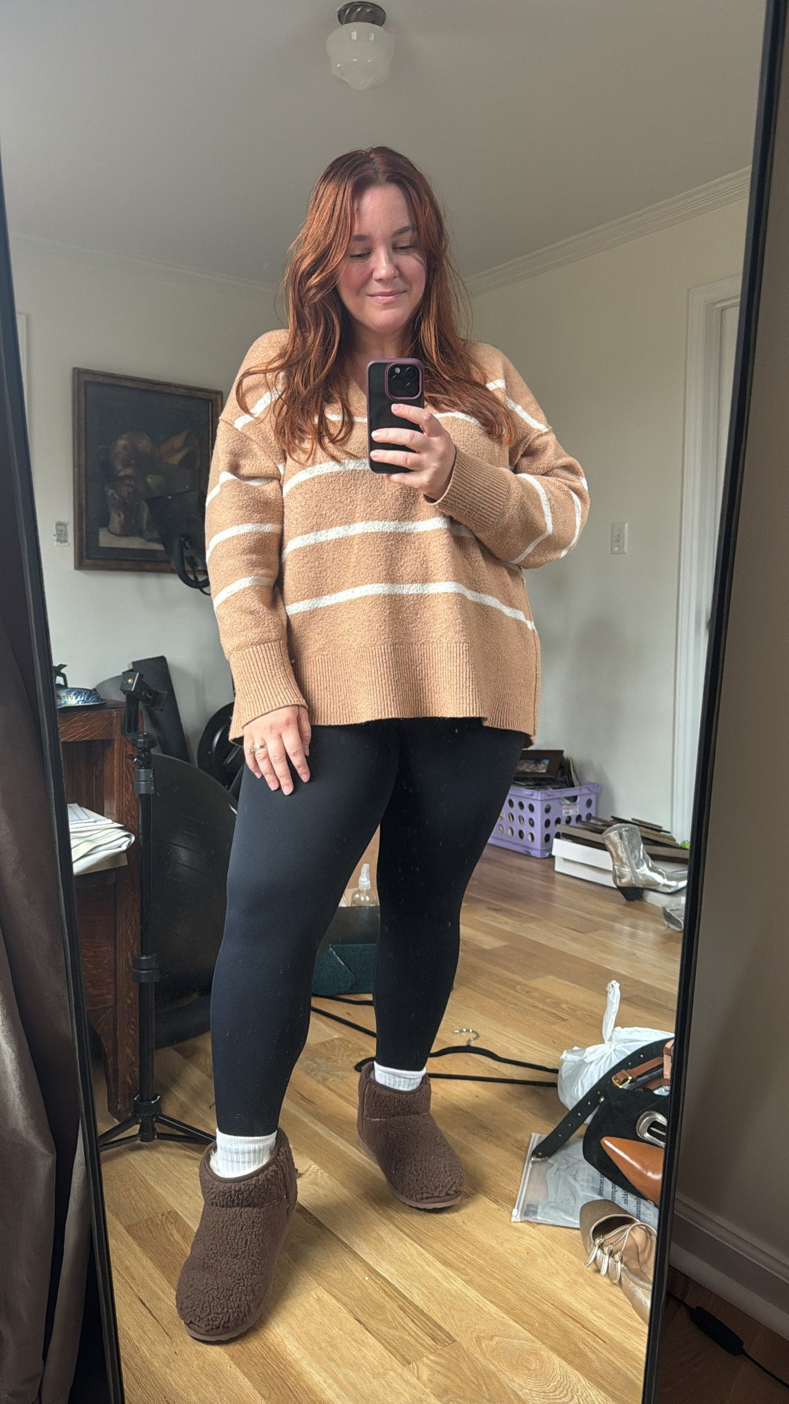 My EMU micro teddy boots are on sale for under $100!!! (Ignore the background I’m cleaning out my office haha) 

#LTKSaleAlert #LTKFindsUnder100 #LTKShoeCrush