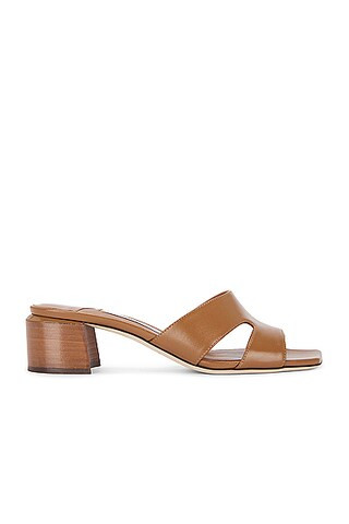 Jimmy Choo Ellison 45 Mule in Cuoio | FWRD | FWRD 