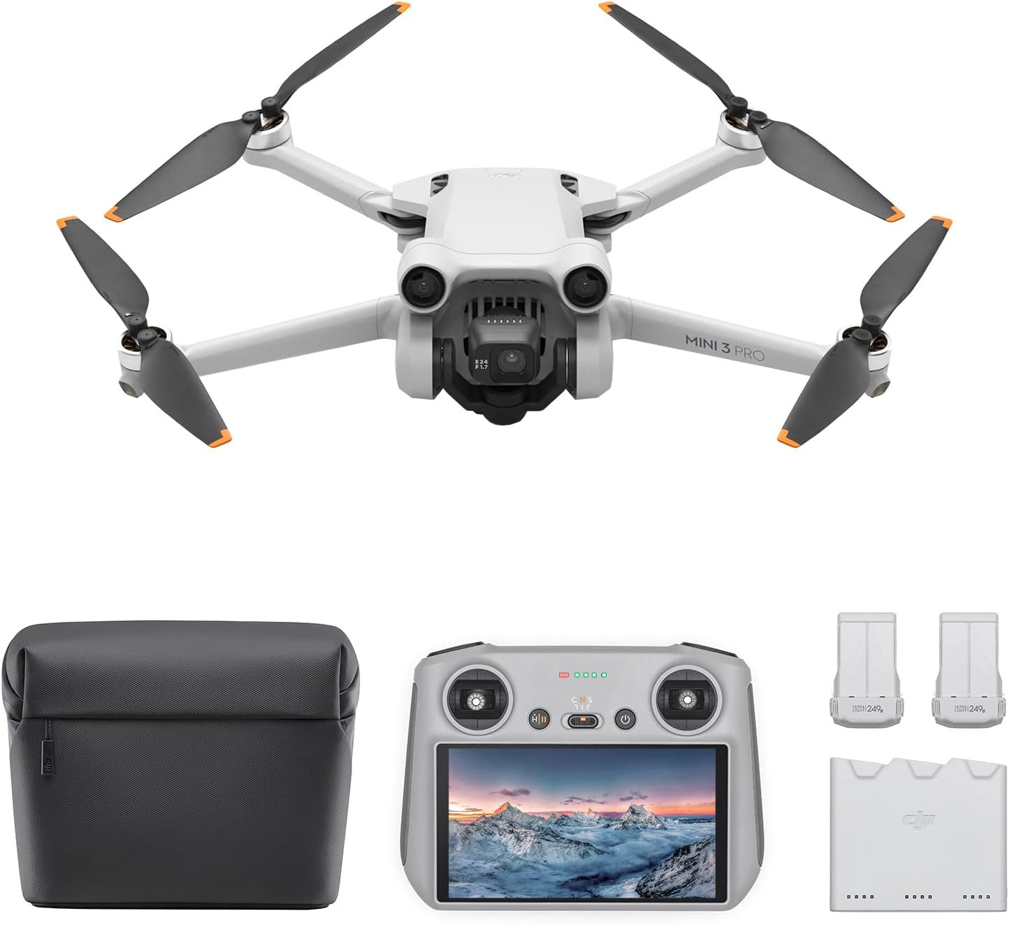 DJI Mini 3 Pro (DJI RC) + Fly More Kit Plus – Lightweight Camera Drone with 4K/60fps Video, 2 M... | Amazon (US)