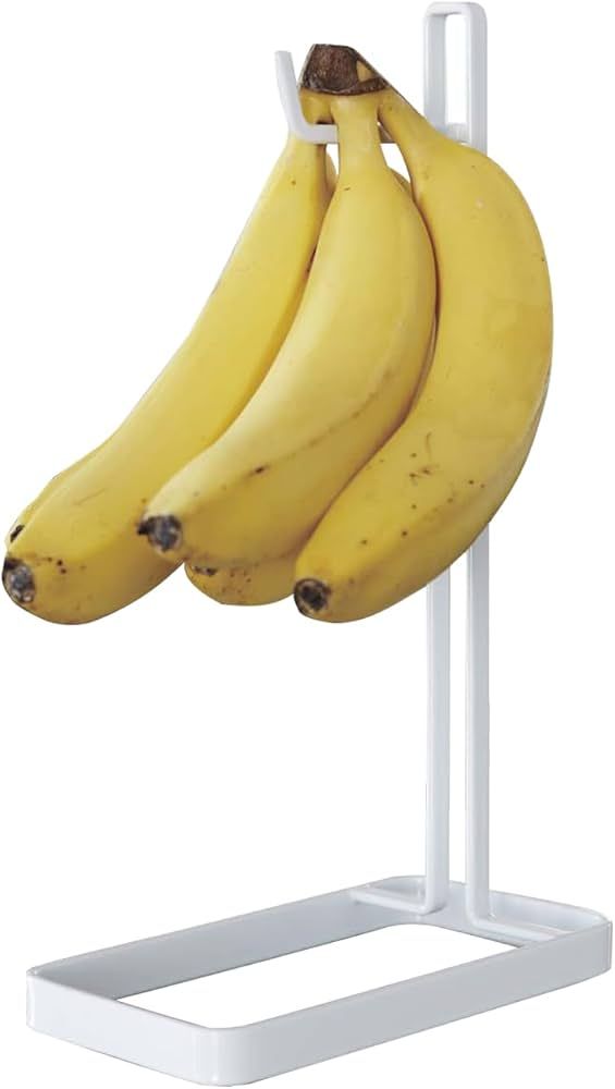 YAMAZAKI Hanger Home Banana Stand | Steel | Fruit Basket, One Size, White | Amazon (US)