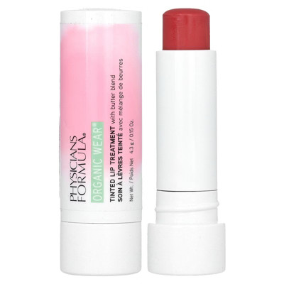Physicians Formula Organic Wear, Tinted Lip Treatment, Tickled Pink, 0.15 oz (4.3 g) | Target