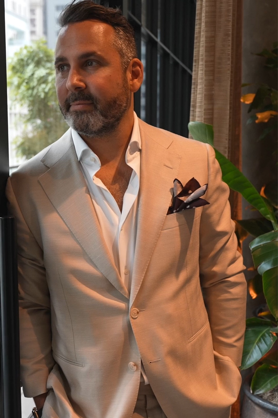 Jon’s suit for our rehearsal dinner 😍 
.
.
Menswear, men’s fashion, men’s suit, khaki suit, beige suit, men’s khaki suit, men’s summer suit, men’s linen suit, 

#LTKWedding #LTKMens #LTKStyleTip