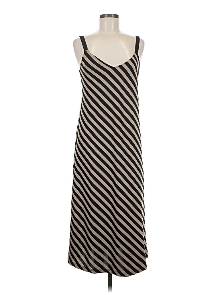 Stradivarius Chevron-herringbone Black Casual Dress Size M - 59% off | ThredUp (US)