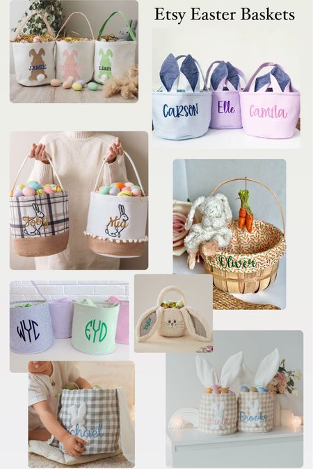 Custom Etsy Easter Baskets!! 

#LTKkids #LTKSeasonal #LTKbaby