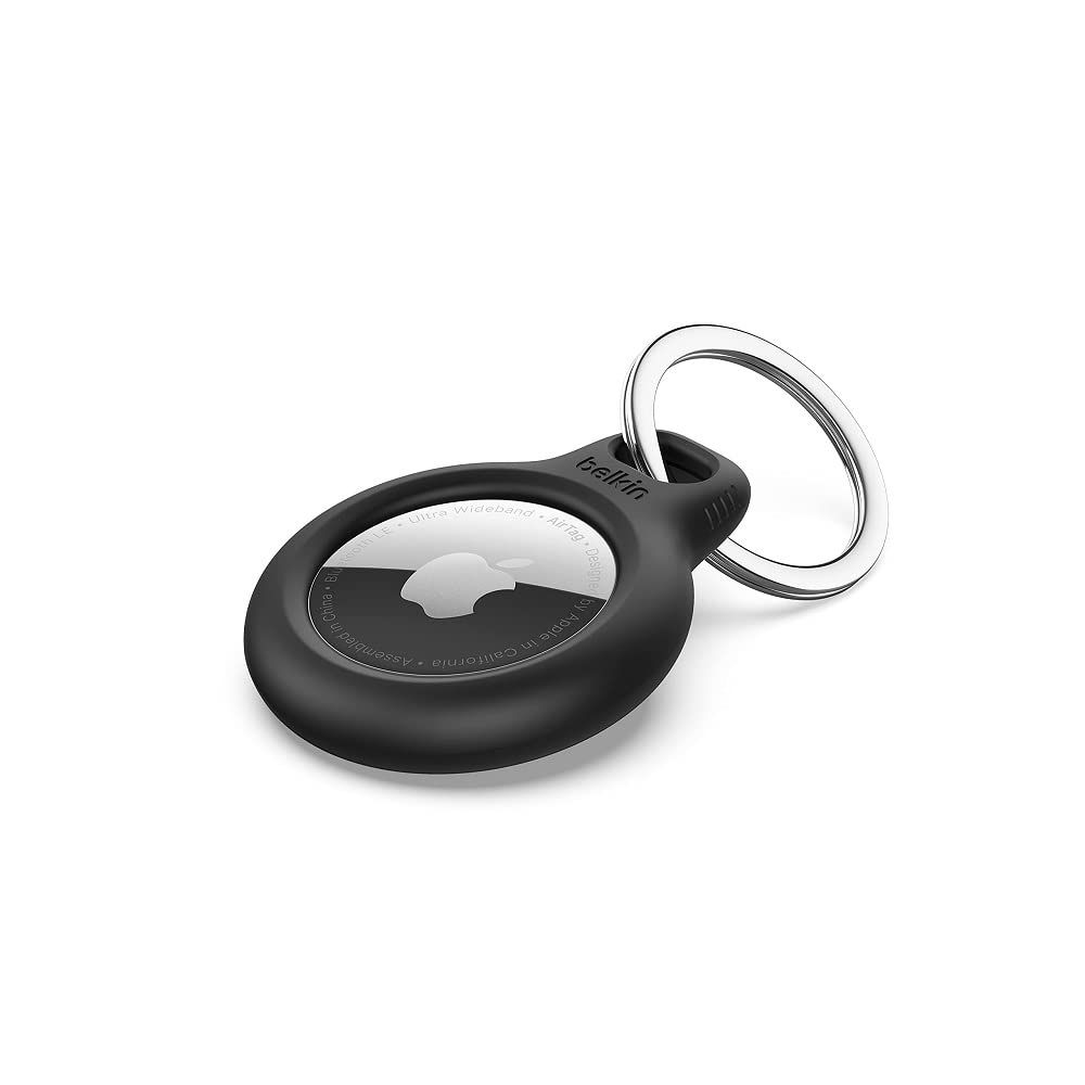 Belkin Apple AirTag Secure Holder with Key Ring - Durable Scratch Resistant Case With Open Face &... | Amazon (US)