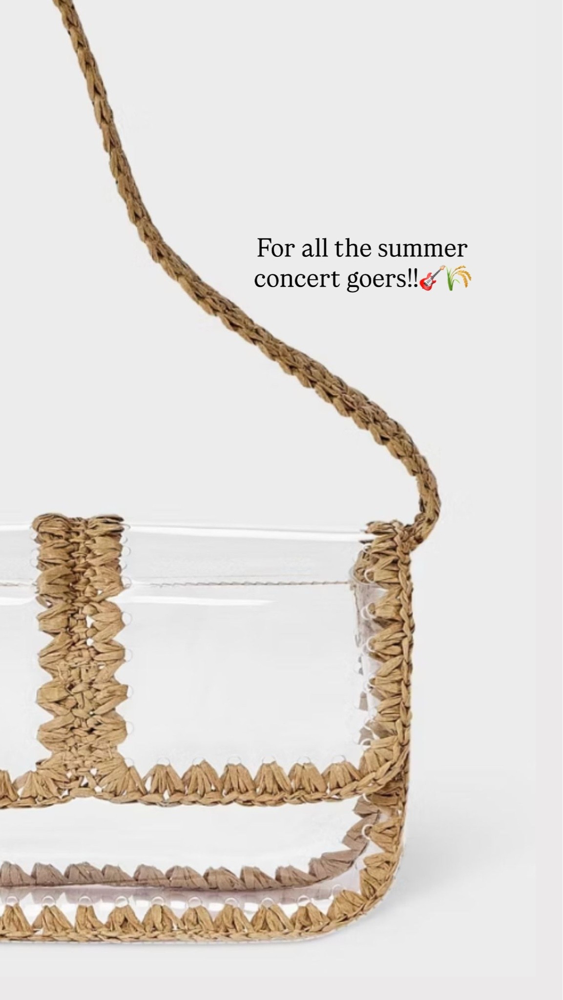 Finding a cute clear bag can be so tricky but this one gives summer vibesss🌾

Dressupbuttercup.com #dressupbuttercup #dederaad

#LTKSeasonal #LTKTravel