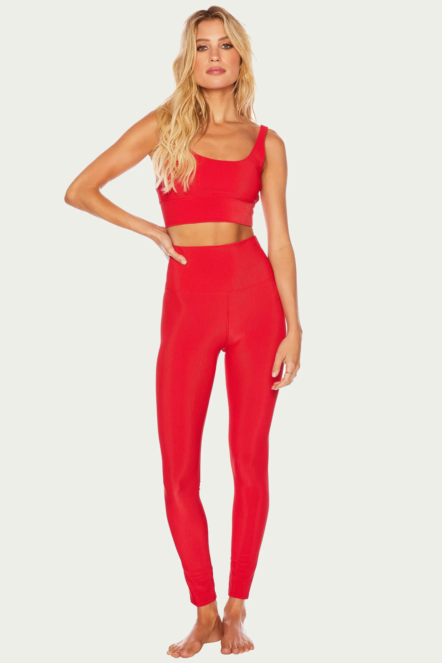 Ayla Legging Red | Red Leggings | Beach Riot | Beach Riot