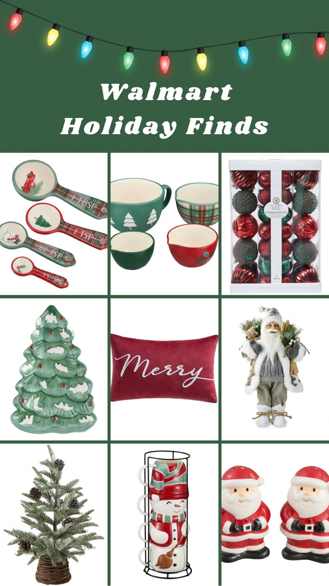 Recent Walmart holiday finds under $30!