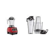 Vitamix E310 Explorian Blender, Professional-Grade, 48 oz. Container, Red & Personal Cup Adapter - 6 | Amazon (US)