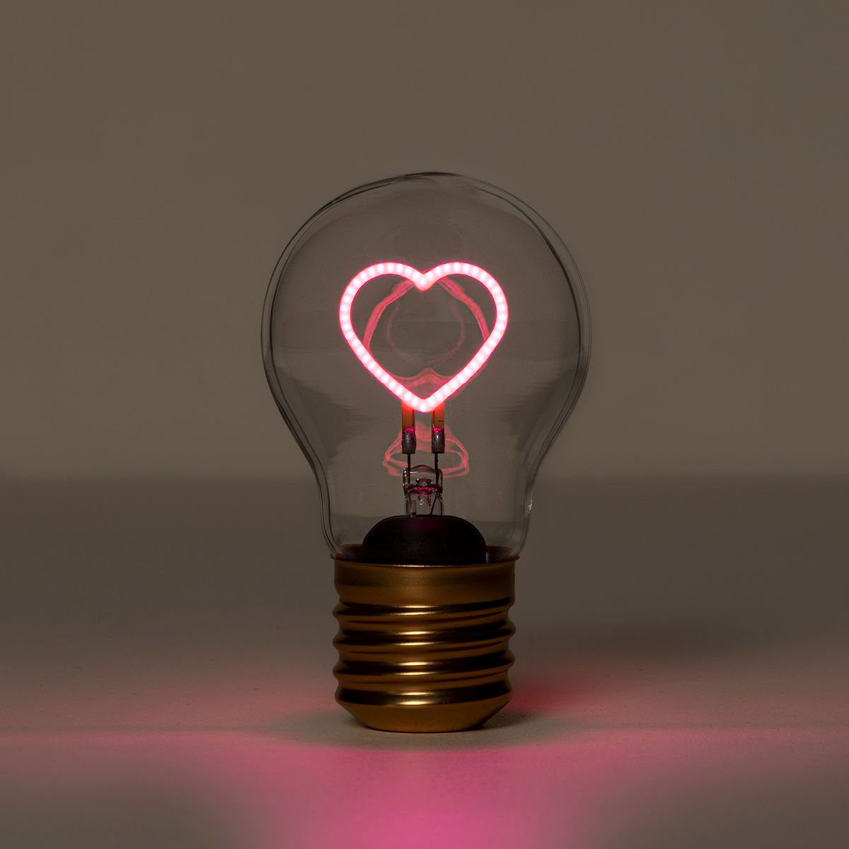 Rechargeable Cordless Magic Heart Light Bulb | UncommonGoods
