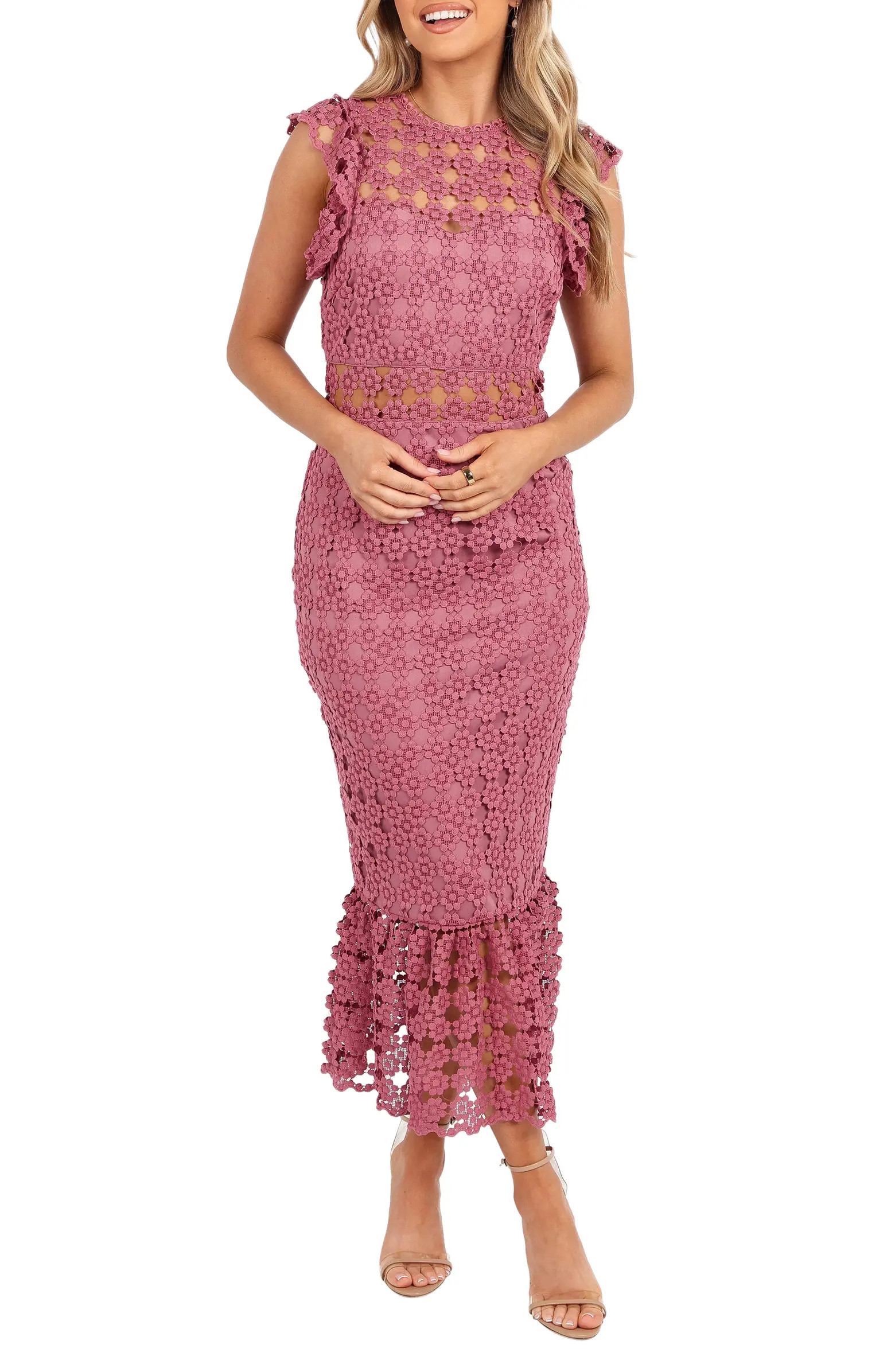 Lauren Lace Overlay Dress | Nordstrom