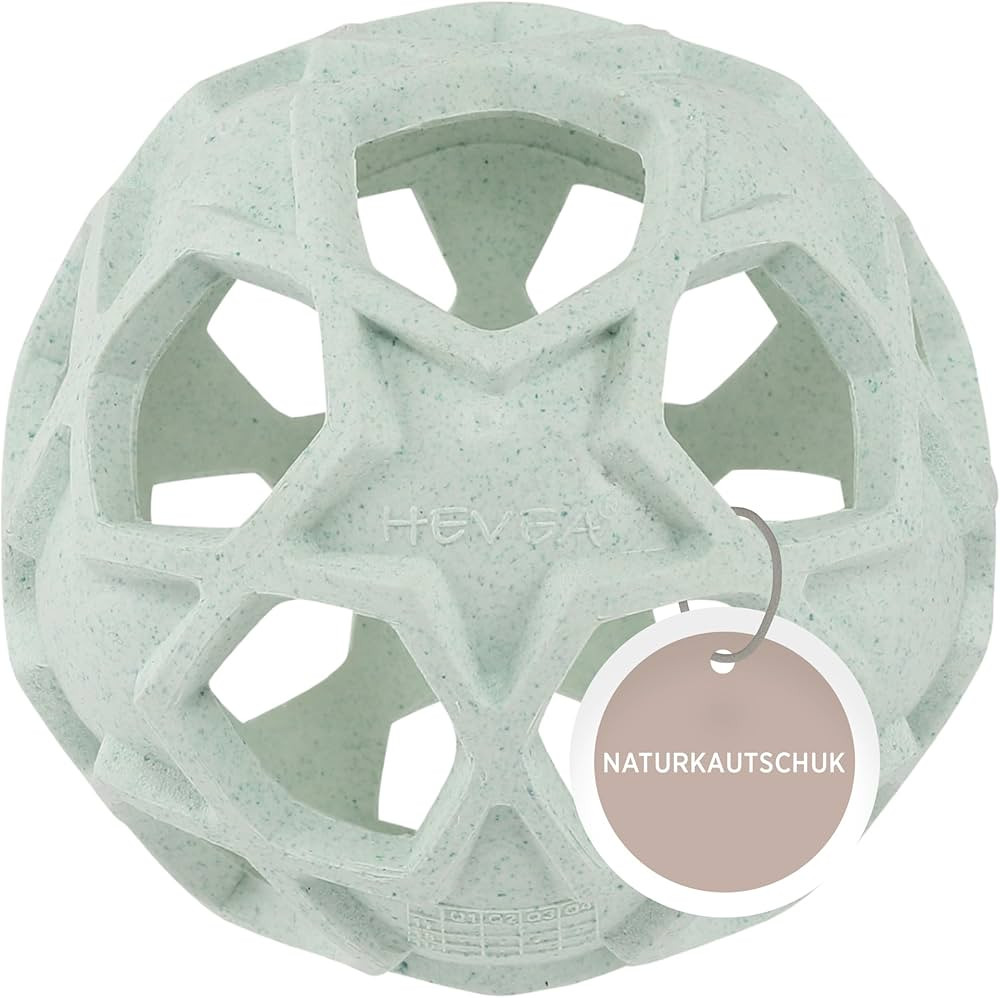 HEVEA Upcycled Star Ball Made from 100% Upcycled Natural Rubber Plant Based, Plastic-Free, Eco-Fr... | Amazon (US)