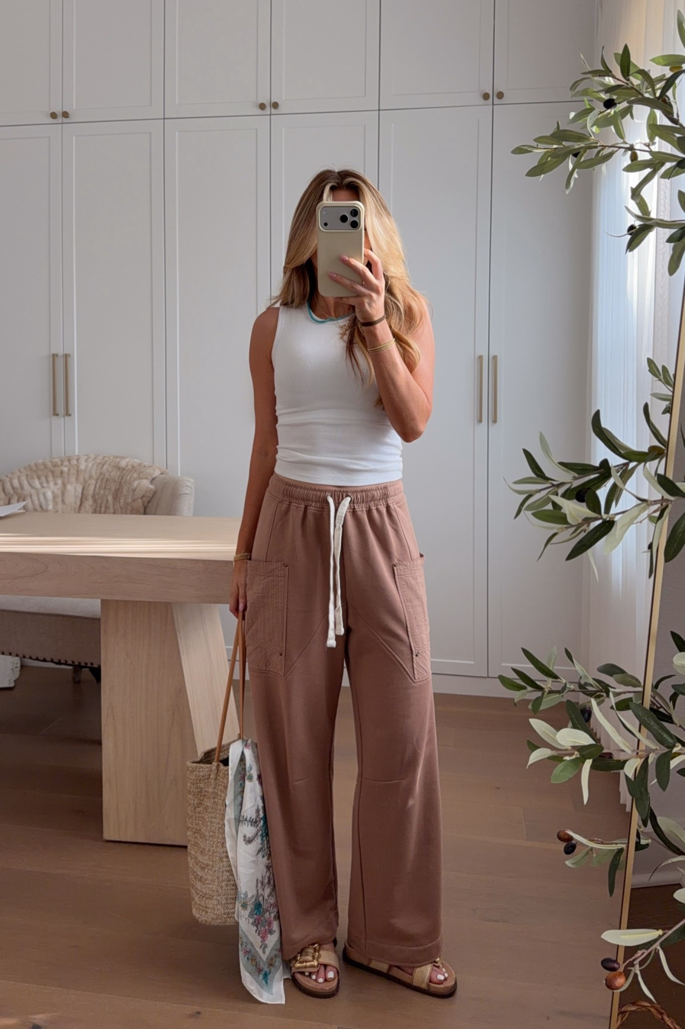 bra tank: xxs // pants: small