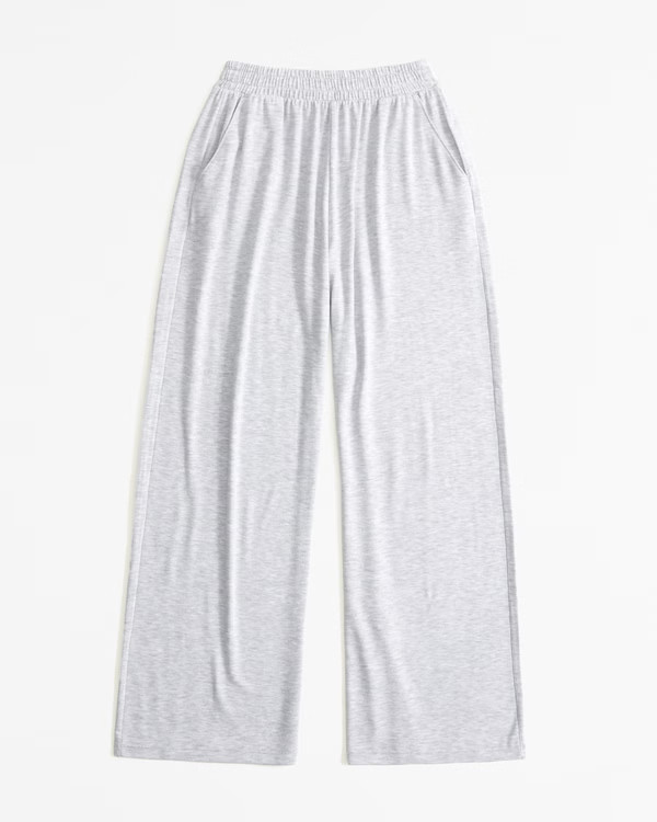 Cozy Cloud Knit Wide Leg Pant | Abercrombie & Fitch (US)