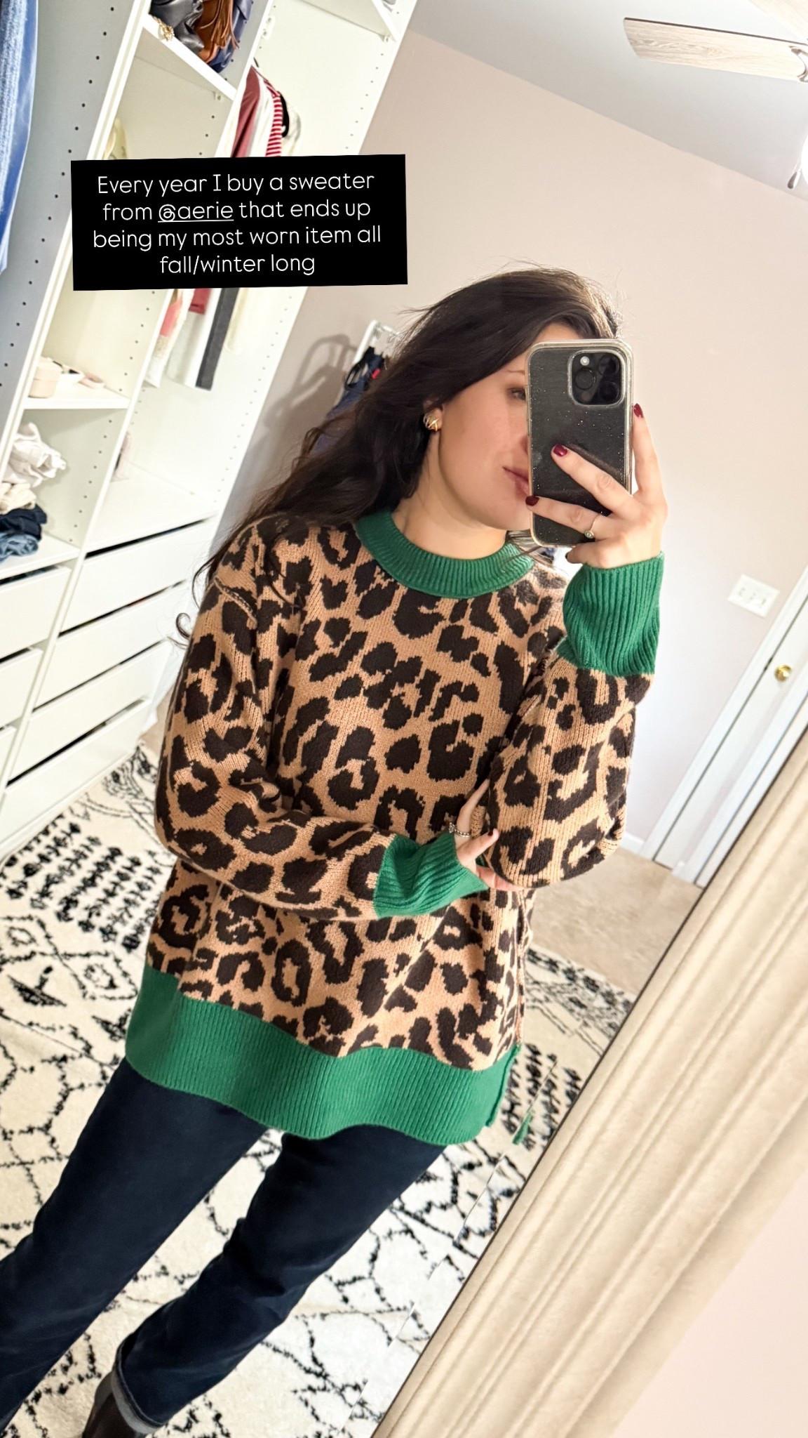 Aerie leopard sweatshirt 40% off. Snag that along with their crossover leggings (so flattering and so good)

#LTKFindsUnder100 #LTKSaleAlert #LTKFindsUnder50
